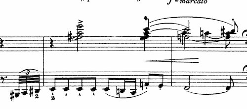 Repeating note motif in Liszts Piano Sonata