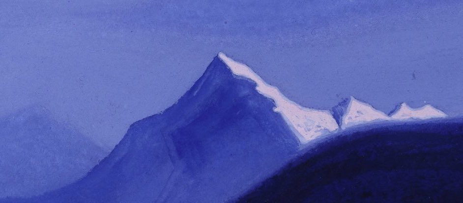 Roerich Painting, referencing Lovercraft's At the mountains of madness